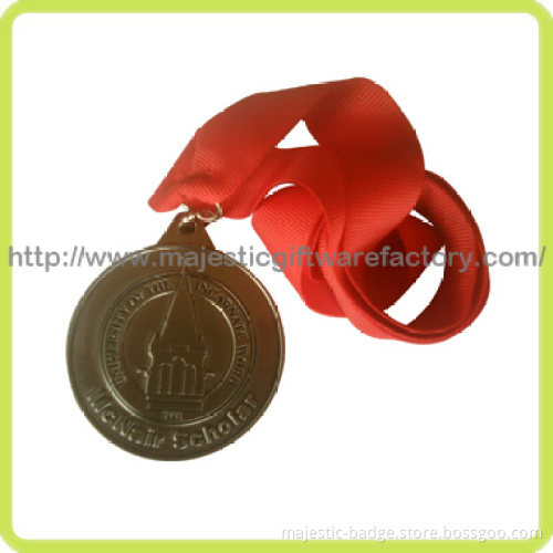 Customized Die Struck with Ribbon Medallion